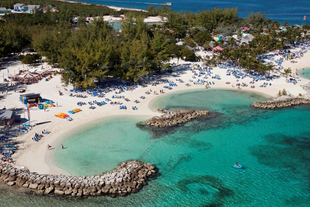 Aerial Coco Cay - Berry Islands - Bahamas